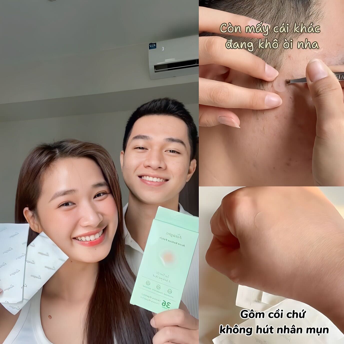 Hoài nghi chất lượng miếng dán mụn The Auragins; nhiều tín đồ skincare thay đổi suy nghĩ sau khi sử dụng. Xem review chi tiết miếng dán mụn The Auragins Acne Rescue Patch, lợi ích và hiệu quả trong chăm sóc da dầu mụn trên Lixibox.