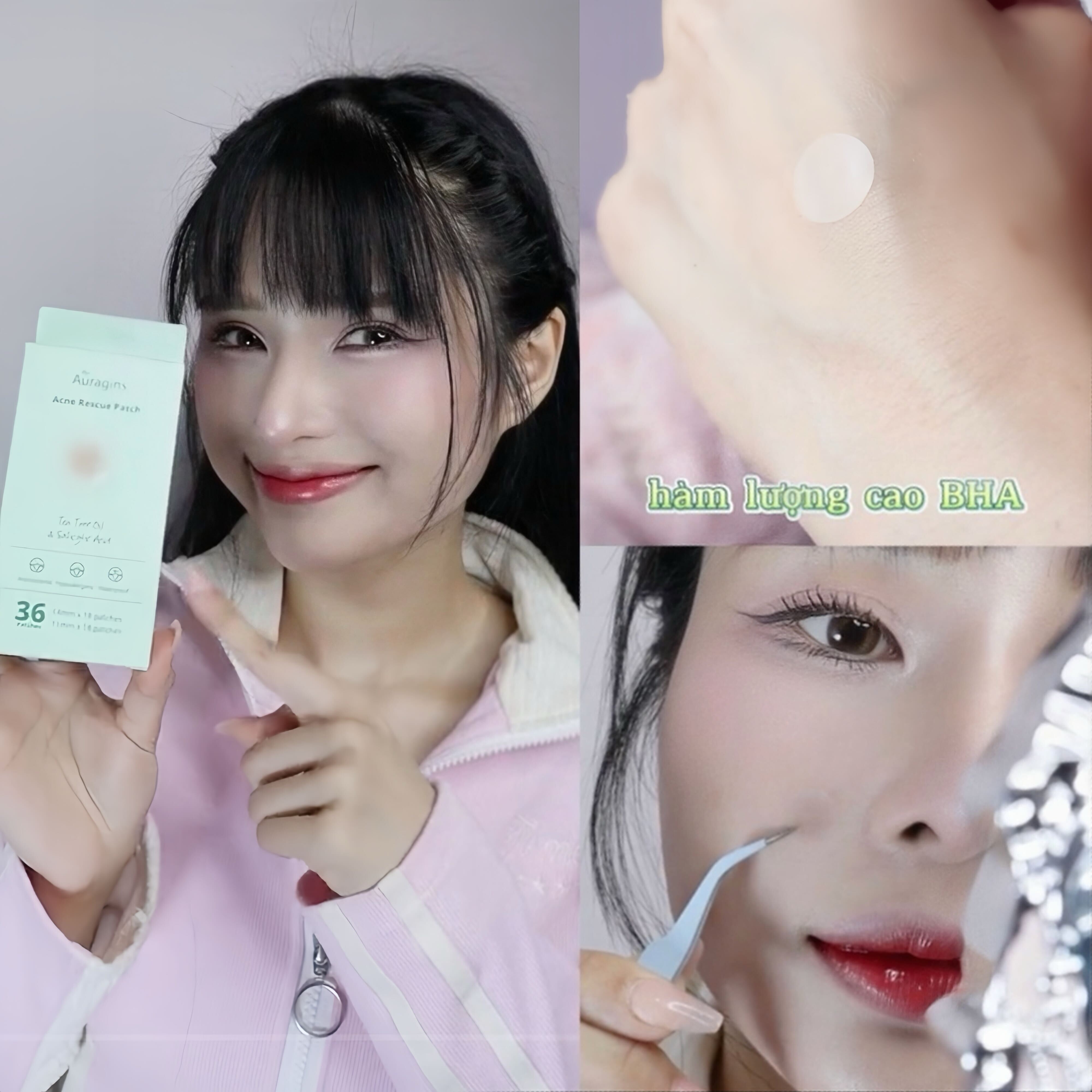 Giới thiệu miếng dán mụn The Auragins Acne Rescue Patch, sản phẩm đang gây tranh cãi trong cộng đồng skincare. Nhiều TikToker đã thay đổi ý kiến sau lần dùng thử đầu tiên. Khám phá hiệu quả và cũng như hoài nghi về miếng dán này trong bài review từ Lixibox.