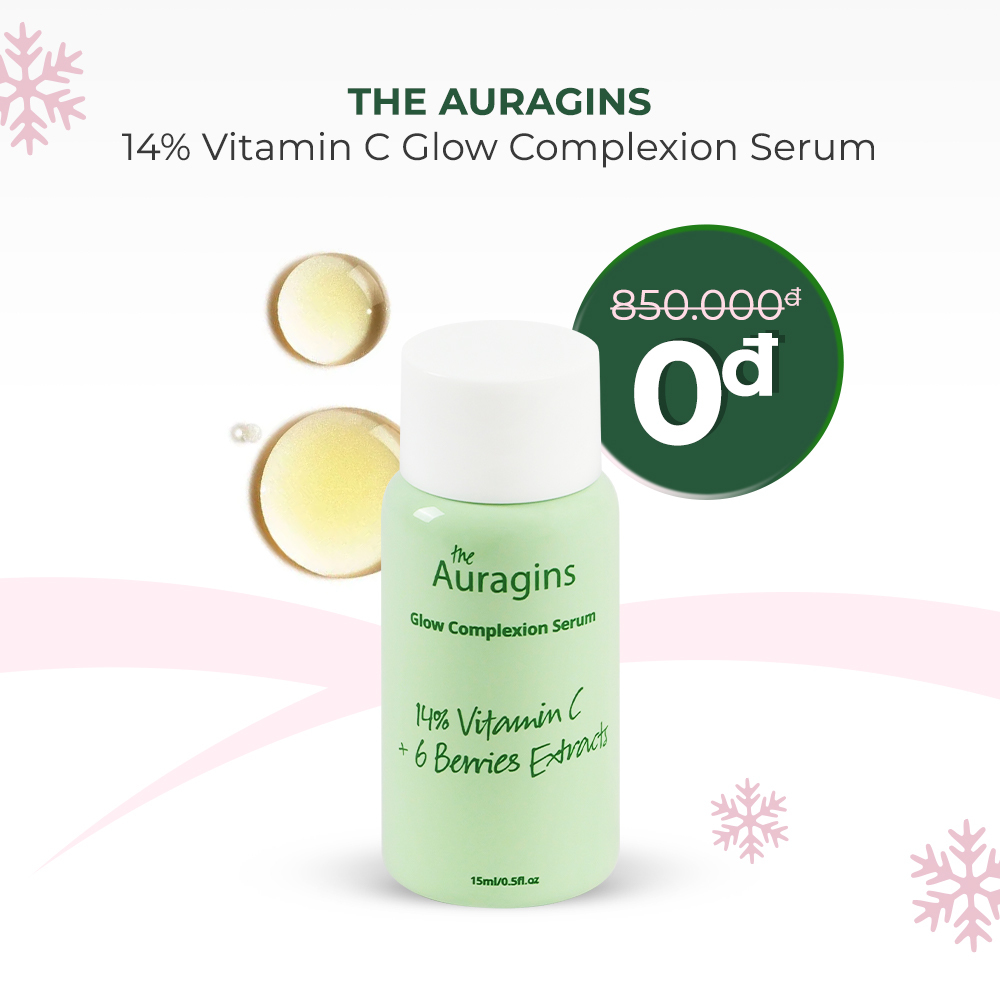 Sản phẩm Serum Làm Sáng Da 14% Vitamin C từ The Auragins, hiện có giá 0đ (850.000đ). Khám phá chương trình GWP Mua Lành của Lixibox để nhận sản phẩm miễn phí trong đợt khuyến mãi này.