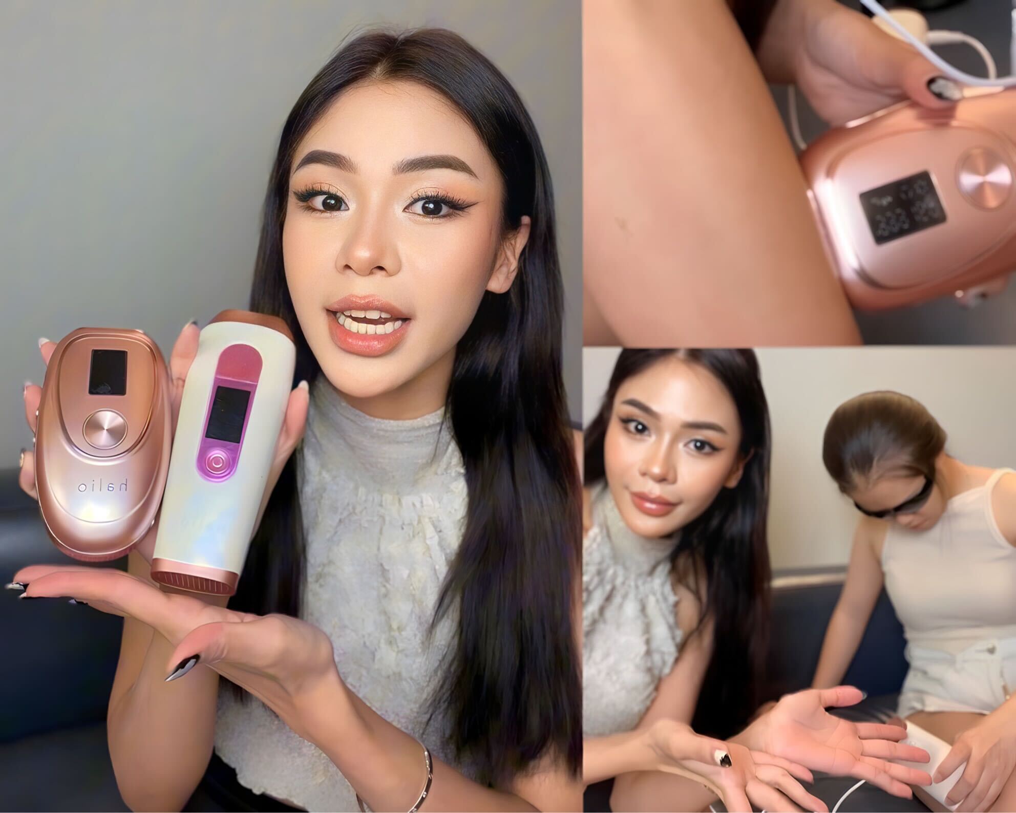 Máy triệt lông Halio với nhiều mẫu mã, đáng chú ý là máy triệt lông Halio IPL và máy triệt lông lạnh Halio IPL Cooling. Bài viết trên Lixibox tổng hợp review chân thật từ các TikToker về tính hiệu quả và trải nghiệm khi sử dụng máy triệt lông tại nhà.