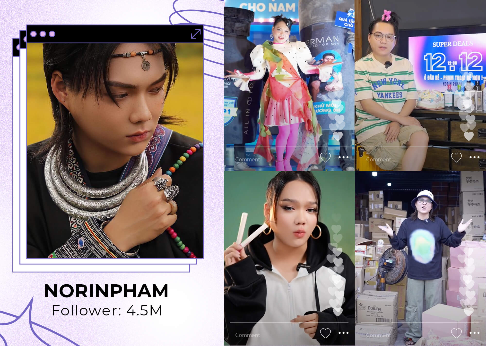 Top 7 chiến thần livestream làm đẹp trên TikTok như Võ Hà Linh, Phạm Thoại, Bé Duy TikTok đã tạo ra thành tích khủng trong 2023, thu hút người hâm mộ với những deal hấp dẫn cùng Lixibox Inspiration.
