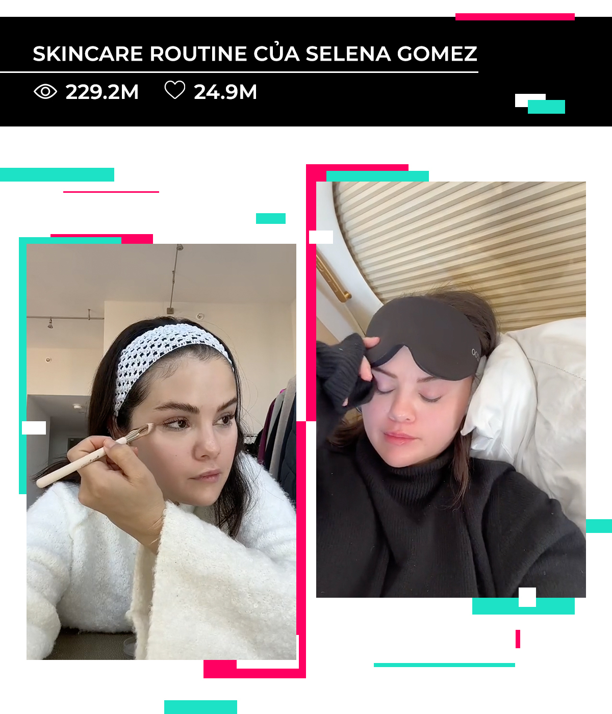 Skincare routine của Selena Gomez thu hút 229 triệu view trên TikTok, giúp các tín đồ làm đẹp cập nhật xu hướng làm đẹp 2023 với những video triệu view và mẹo skincare đỉnh cao từ Lixibox.