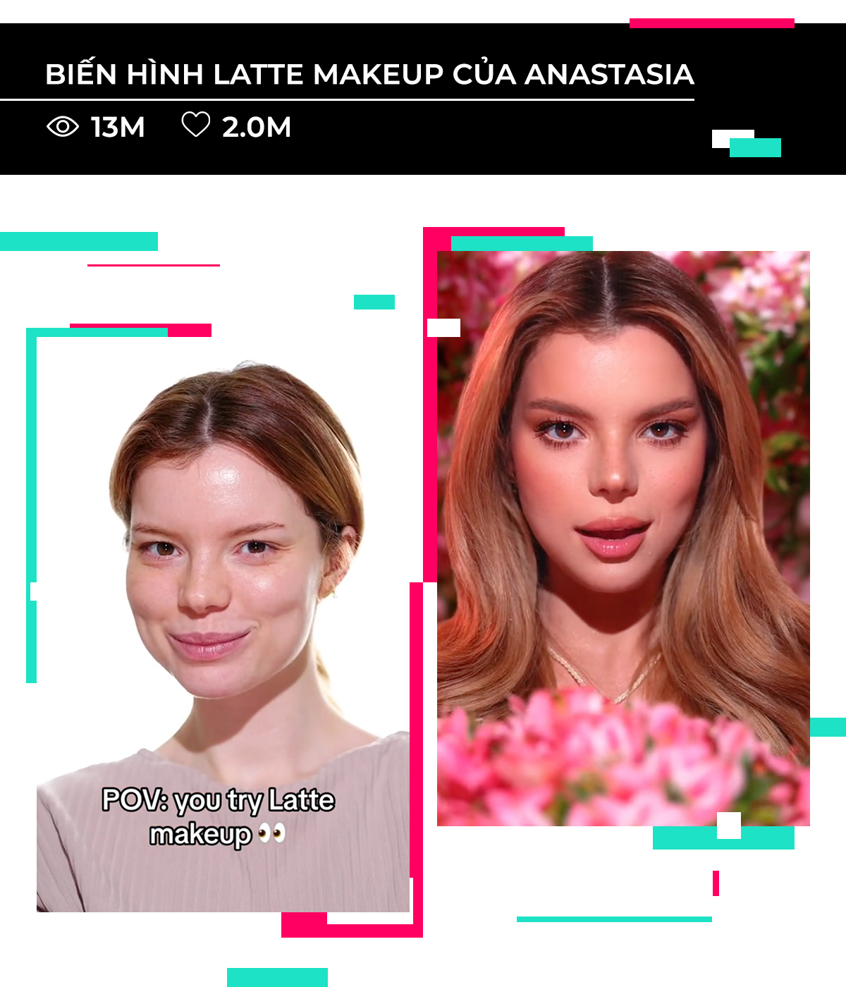 Biến hình Latte makeup của Anastasia với 13 triệu lượt xem và 2 triệu lượt thích. Khám phá những xu hướng làm đẹp 2023 và học hỏi mẹo làm đẹp từ những video TikTok triệu view nổi bật!