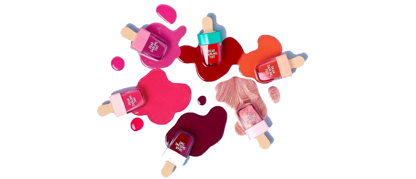 Bộ sưu tập các loại son tint với nhiều màu sắc nổi bật cho mùa hè thu 2017, nhấn mạnh xu hướng son và màu son phù hợp với phong cách trang điểm Smokey Eyes và Peachy Look.