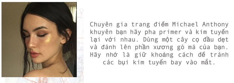 Chuyên gia trang điểm Michael Anthony chia sẻ mẹo trang điểm với primer và kim tuyến cho mùa lễ hội, giúp bạn nổi bật tại cả lễ hội âm nhạc và concert. Những mẹo này sẽ giúp bạn thu hút mọi ánh nhìn với phong cách trang điểm dự tiệc rực rỡ.