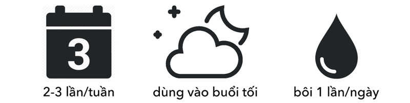 Hướng dẫn sử dụng sản phẩm chăm sóc da với các loại acid như Glycolic Acid, Hyaluronic Acid, Salicylic Acid, và Lactic Acid. Sử dụng 2-3 lần/tuần vào buổi tối, kết hợp với mặt nạ lụa sinh học để có làn da khỏe đẹp.