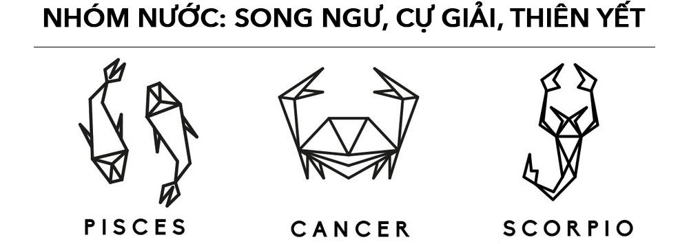 Nhóm nước: Song Ngư, Cự Giải, Thiên Yết. Khám phá phong cách makeup ấn tượng cho 12 cung hoàng đạo trong mùa tiệc tùng cuối năm giúp họ tỏa sáng với nét riêng.