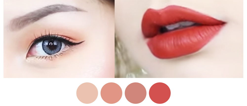 5 kiểu makeup cho năm mới lấy cảm hứng từ người nổi tiếng. Hình ảnh thể hiện trang điểm mắt và môi nổi bật với tông đỏ quyến rũ. Tìm hiểu thêm về xu hướng từ Ho Ngoc Ha, Pham Bang Bang và Chau Bui. #makeup #son #trangdiem #celeb #nguoinoitieng #lipstick #HoNgocHa #PhamBangBang #ChauBui #Tinasbeautytips #Pony.