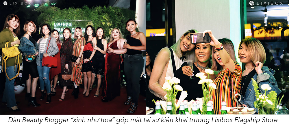 Dàn Beauty Blogger "xinh như hoa" góp mặt tại sự kiện khai trương Lixibox Flagship Store, mang đến không khí đẳng cấp và sang trọng với sự hiện diện của nhiều tên tuổi nổi tiếng trong giới làm đẹp.