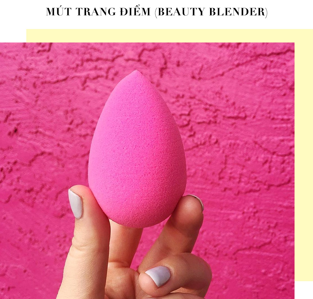 Mút trang điểm (beauty blender) màu hồng nổi bật, hữu ích trong việc tạo lớp nền trang điểm đẹp, tự nhiên. Dụng cụ lý tưởng cho các bạn gái yêu thích makeup dễ dàng tán kem nền, che khuyết điểm hiệu quả.