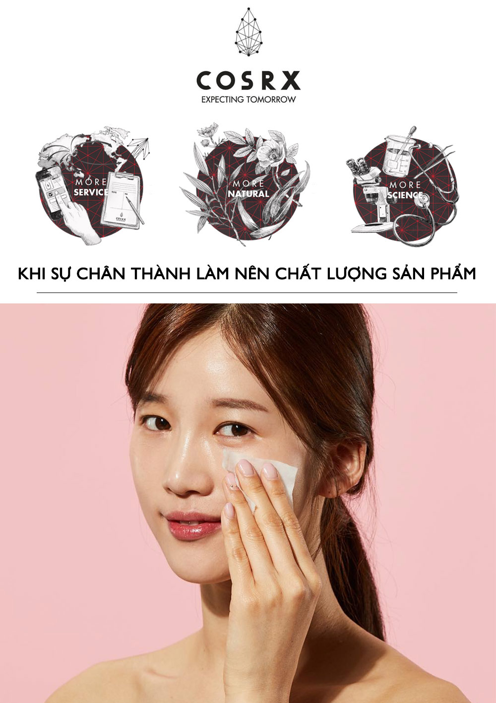 COSRX - Hành trình hơn 10 năm cung cấp các giải pháp dưỡng da chuyên biệt cho da mụn, tập trung vào sự tự nhiên và khoa học trong ngành mỹ phẩm Hàn Quốc.