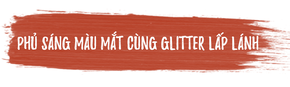 Phủ sáng màu mắt cùng glitter lấp lánh, xu hướng makeup hoàn hảo cho mùa lễ hội cuối năm. Hãy trở thành "nữ hoàng đêm tiệc" trong các bữa tiệc lôi cuốn với phong cách trang điểm ấn tượng.