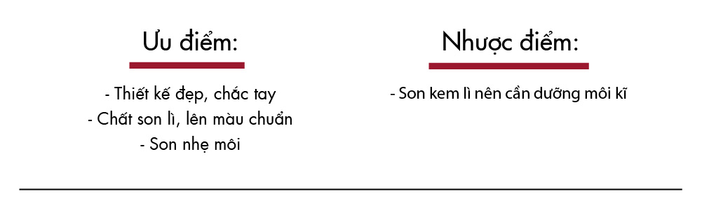 Danh sách ưu điểm và nhược điểm của sản phẩm makeup nổi bật trong năm 2018. Những điểm mạnh như thiết kế đẹp và chất son lì chuẩn, cùng nhược điểm cần chăm sóc môi. Khám phá thêm về makeup từ Innisfree và LUSTRE Make-Up.