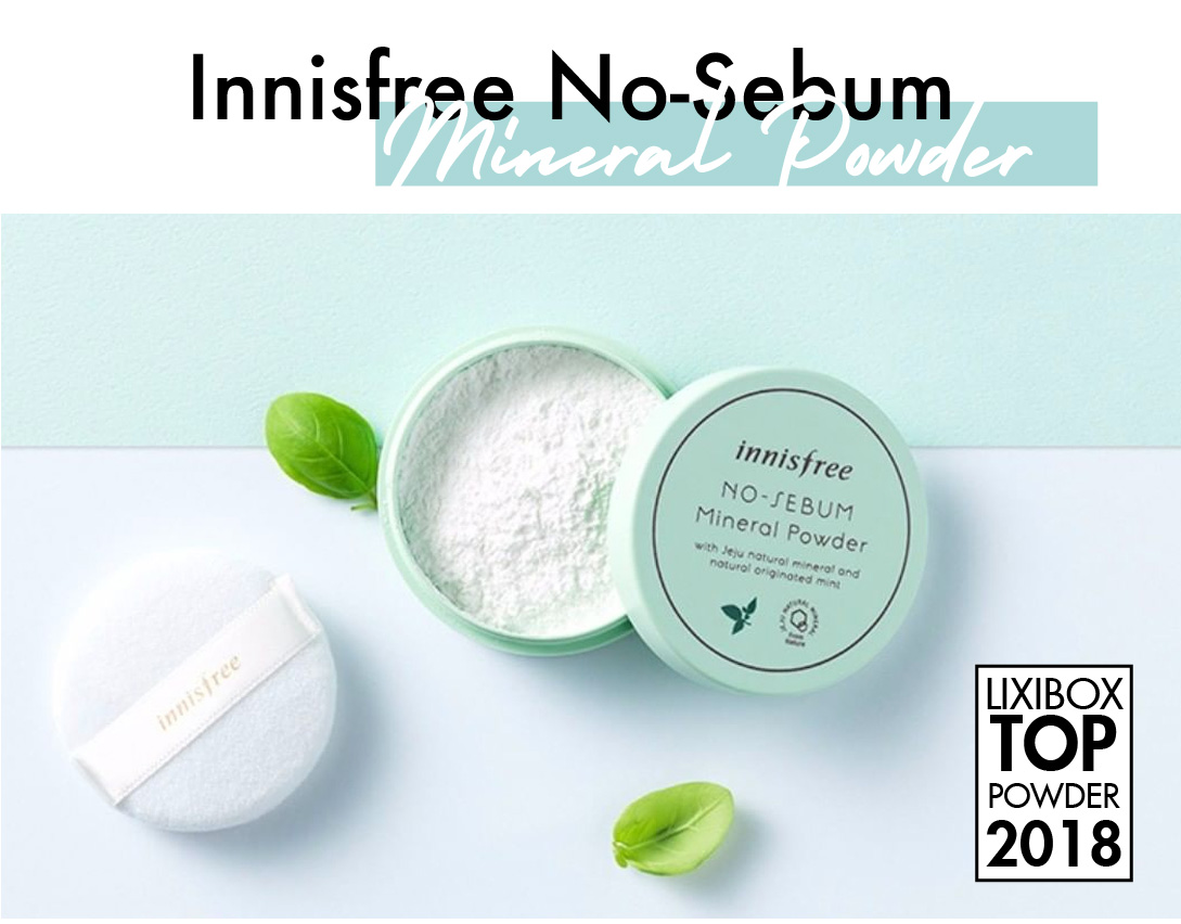 Innisfree No-Sebum Mineral Powder, sản phẩm makeup được đánh giá là lựa chọn tốt nhất năm 2018, mang lại cảm giác tự nhiên và giúp kiểm soát dầu nhờn hiệu quả cho phái đẹp.