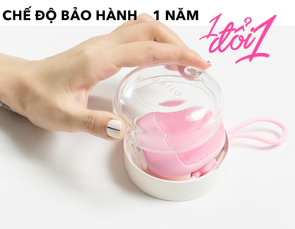 Thiết kế Halio Sensitive Facial Cleansing & Massaging Device dành cho làn da nhạy cảm với các tính năng thông minh, phù hợp cho hội mê skincare và dưỡng da.