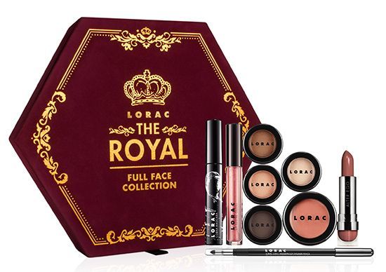 Bộ sản phẩm Lorac The Royal Full Face Collection, hoàn hảo cho làn da trong mùa đông Hà Nội 2016, bao gồm kem mỡ ngựa và các loại dầu như argan oil, marula oil, giúp chăm sóc da hiệu quả.