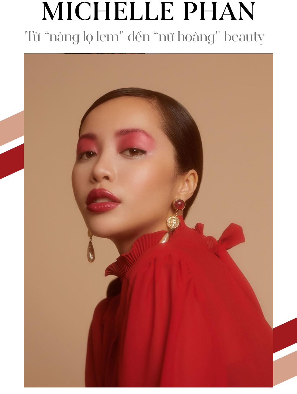 Michelle Phan tỏa sáng với phong cách làm đẹp đầy cảm hứng trong bài viết kỷ niệm ngày Quốc tế Phụ nữ 8/3, góp mặt cùng những beauty blogger nổi tiếng như Tati, Quách Ánh và Vân Miu.