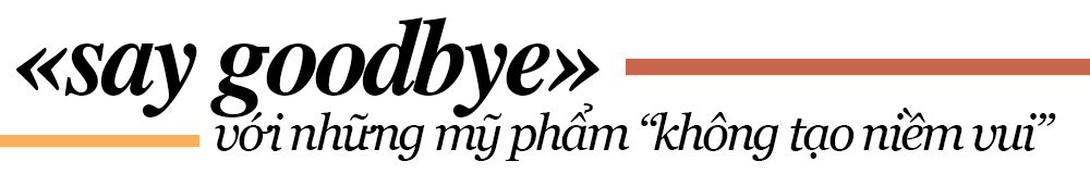 «say goodbye» với những mỹ phẩm "không tạo niềm vui" trong giai điệu bài viết khám phá bí quyết dọn dẹp thông minh của Marie Kondo, giúp góc làm đẹp của bạn trở nên gọn gàng và sang trọng.