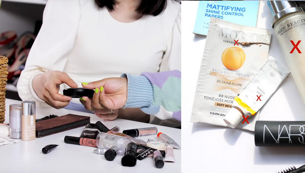 Bí quyết dọn dẹp góc làm đẹp theo phương pháp của Marie Kondo; bài viết chia sẻ các mẹo tổ chức mỹ phẩm, giúp các cô nàng giải quyết nỗi khổ khi không tìm thấy sản phẩm yêu thích giữa bộ sưu tập đồ trang điểm.
