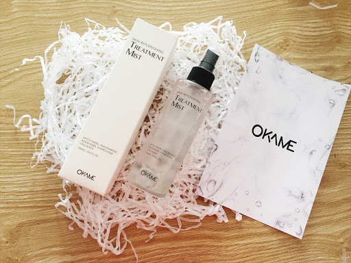 Mỹ phẩm thiên nhiên OKAME mang đến sản phẩm dưỡng da như Treatment Mist, giúp cung cấp độ ẩm và làm dịu da, phù hợp cho quy trình chăm sóc da mỗi ngày, mang lại làn da khỏe mạnh và căng mướt.