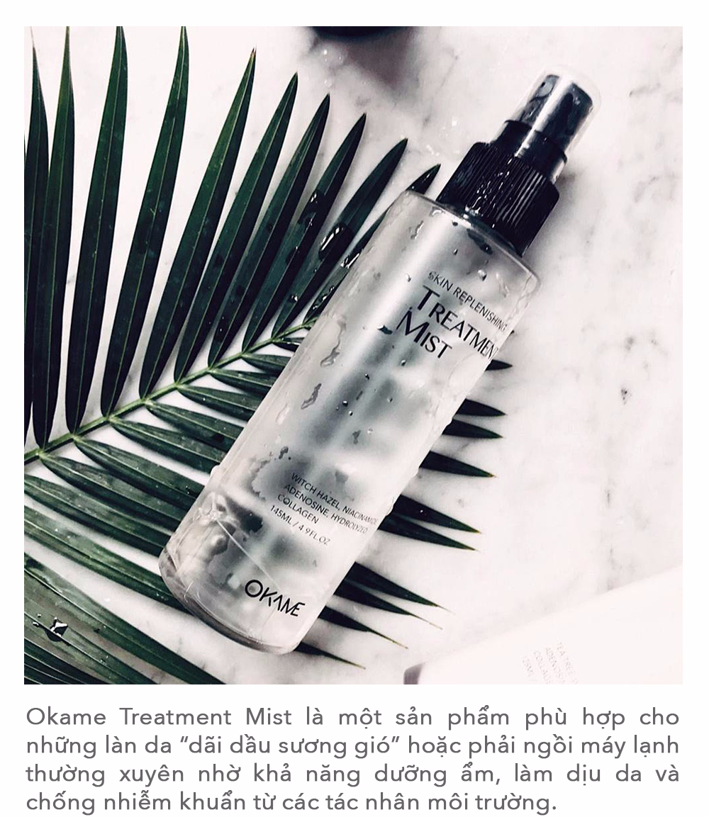 Okame Treatment Mist với khả năng cấp ẩm và làm dịu cho làn da, hỗ trợ cho các bước chăm sóc da hiệu quả. Khám phá 6 bí quyết skin care routine bất di bất dịch cho mọi loại da và cách chăm sóc da đúng cách.