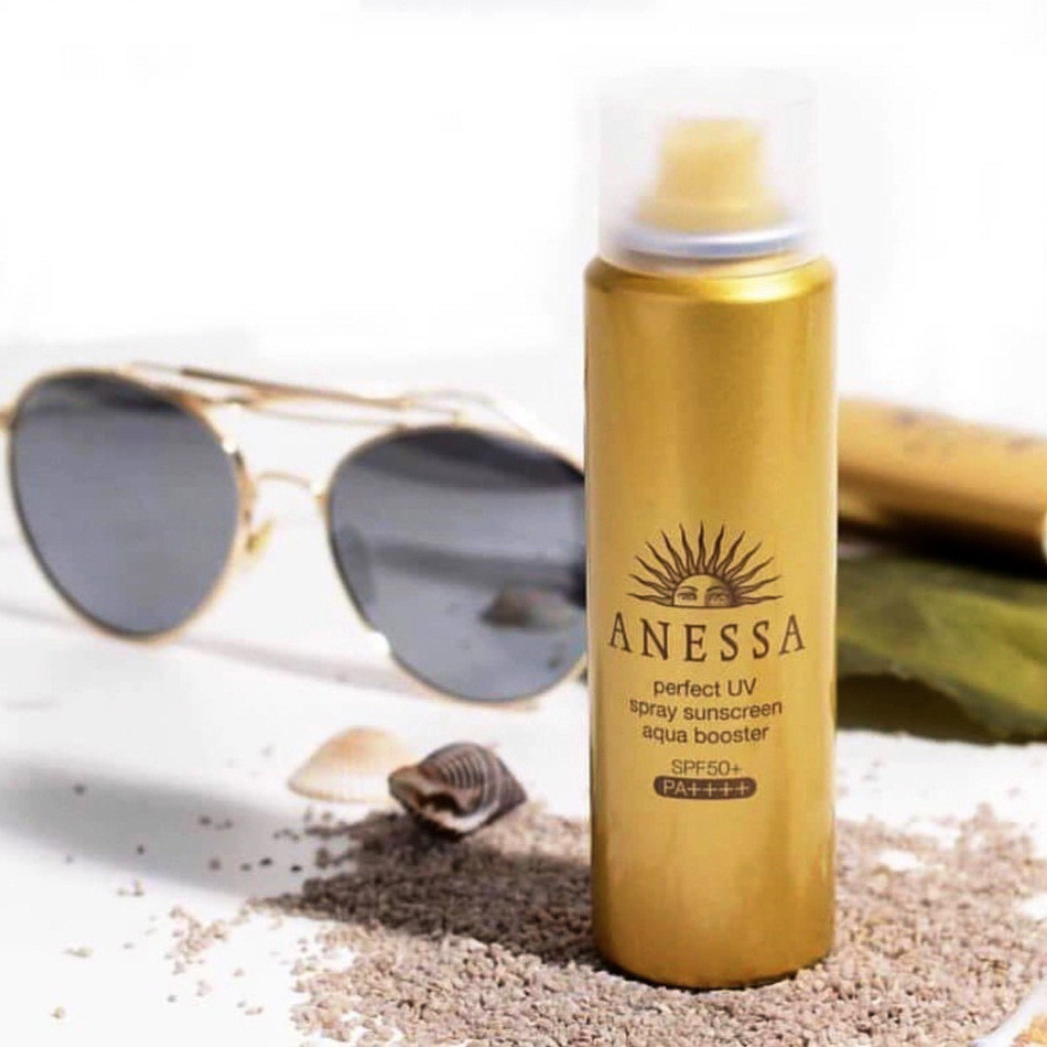 Sản phẩm xịt chống nắng Anessa Perfect UV Spray với chỉ số SPF50+ PA++++, cùng với gương kính thời trang, mang lại vẻ đẹp cho làn da. Cùng tìm hiểu xịt chống nắng và kem chống nắng dạng kem nhé!
