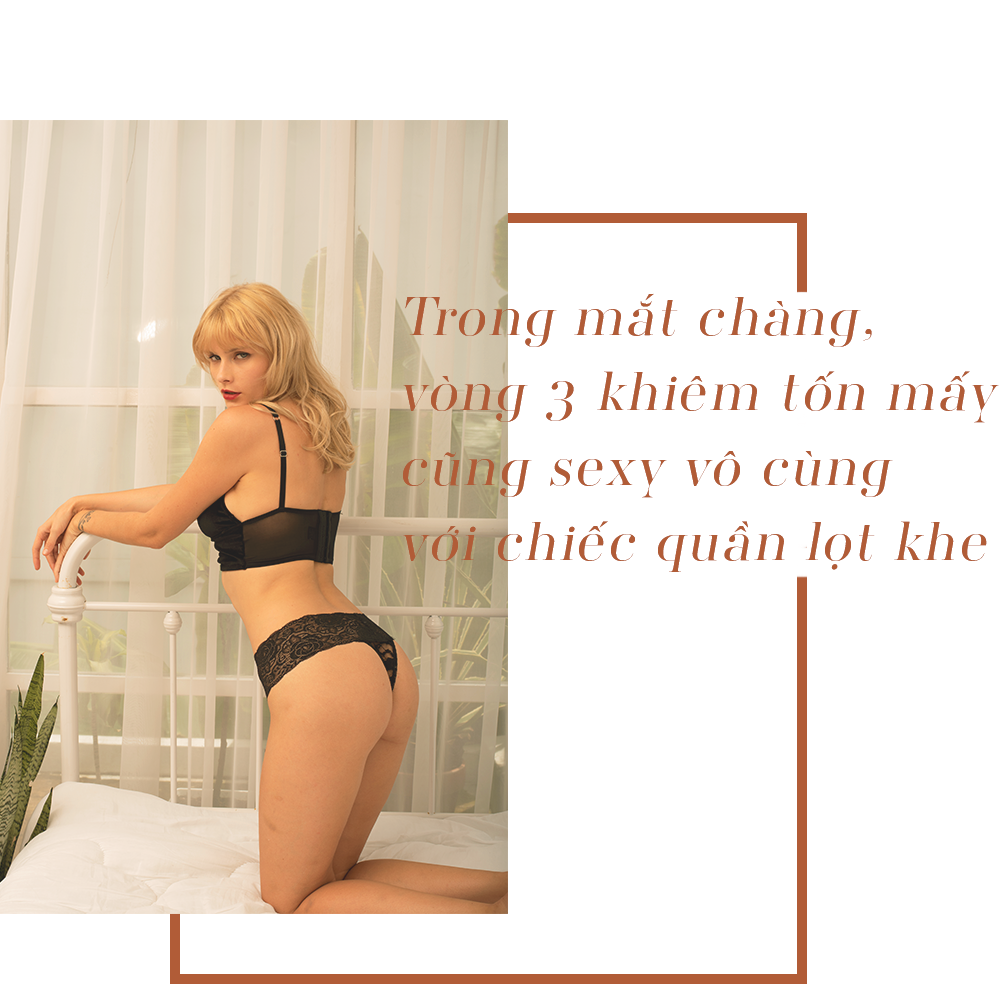 Trong mắt chàng, vòng 3 khiêm tốn mãi cũng sexy vô cùng với chiếc quần lọt khe. Khám phá sức cuốn hút của nội y ren và lý do đàn ông đam mê quần thong.