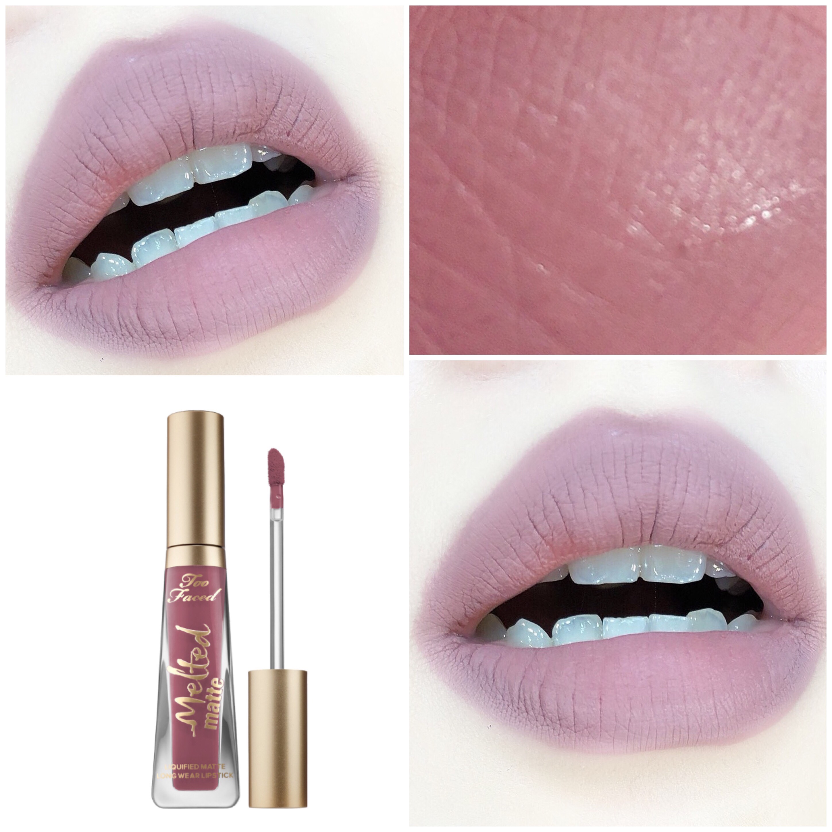 Bài viết về mỹ phẩm trang điểm tại Sephora, review set son "Give Me More Lips". Hình ảnh thể hiện màu son trang điểm đơn giản, kiểu dáng và kết cấu son.