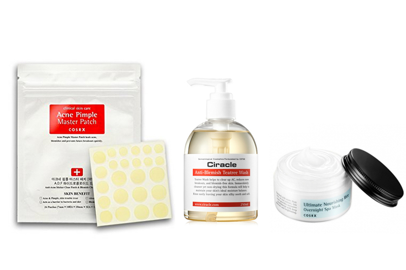 Các sản phẩm trị thâm và sẹo mụn hiệu quả: miếng dán mụn COSRX, sữa rửa mặt Ciracle, và mặt nạ COSRX. Tìm hiểu biện pháp chăm sóc da tự nhiên, tẩy tế bào chết và serum giúp làm sáng da.