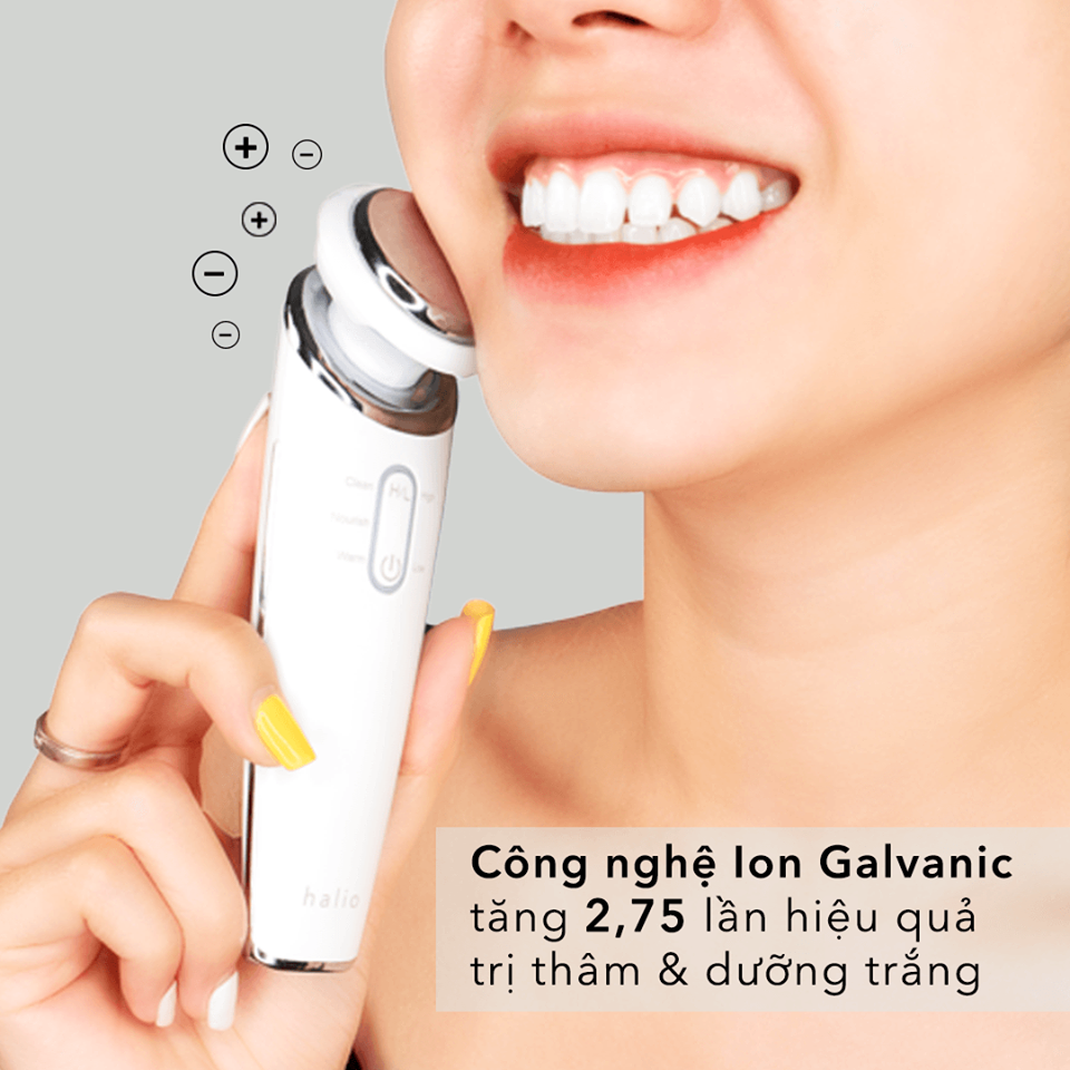 Công nghệ Ion Galvanic tăng 2,75 lần hiệu quả trị thâm & dưỡng trắng. Ngày càng nhiều người đặt mục tiêu chăm sóc da cơ bản với quy trình dưỡng da đơn giản để đạt được làn da sáng mịn.