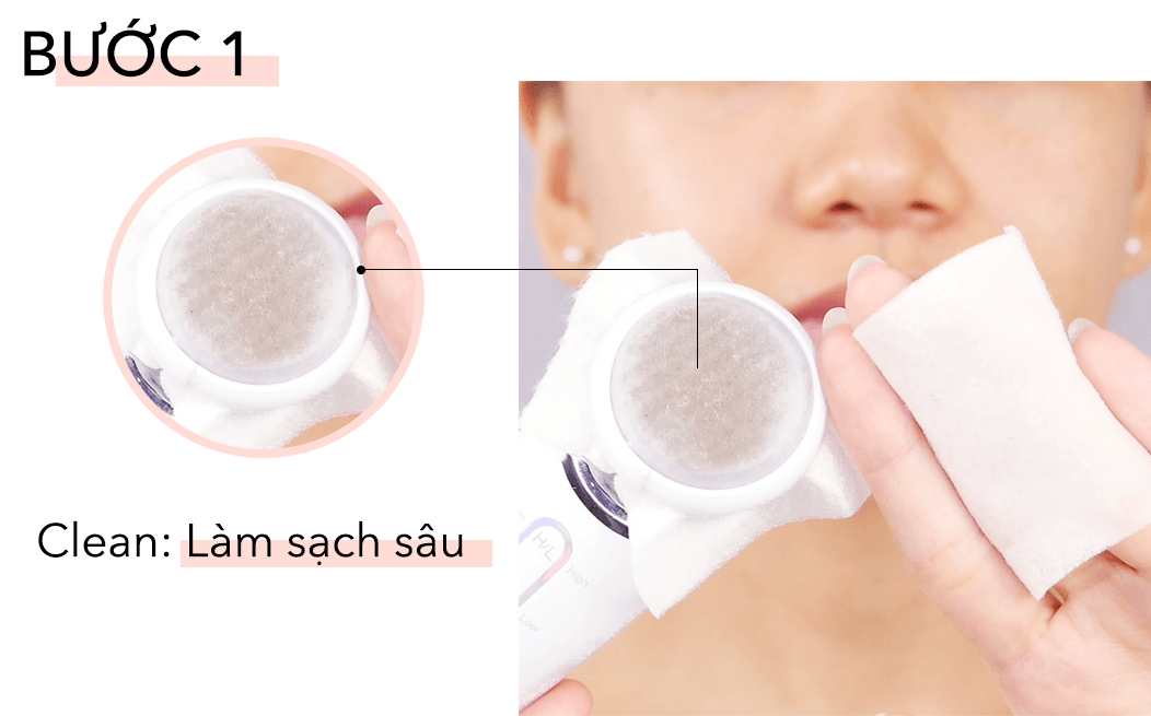 Bước 1 trong quy trình dưỡng da với máy đẩy tinh chất Halio Ion: Làm sạch sâu là bước quan trọng để tăng cường hiệu quả hấp thụ serum. Tìm hiểu thêm về Halio và lý do tại sao sản phẩm này trở thành công cụ không thể thiếu trong skincare.