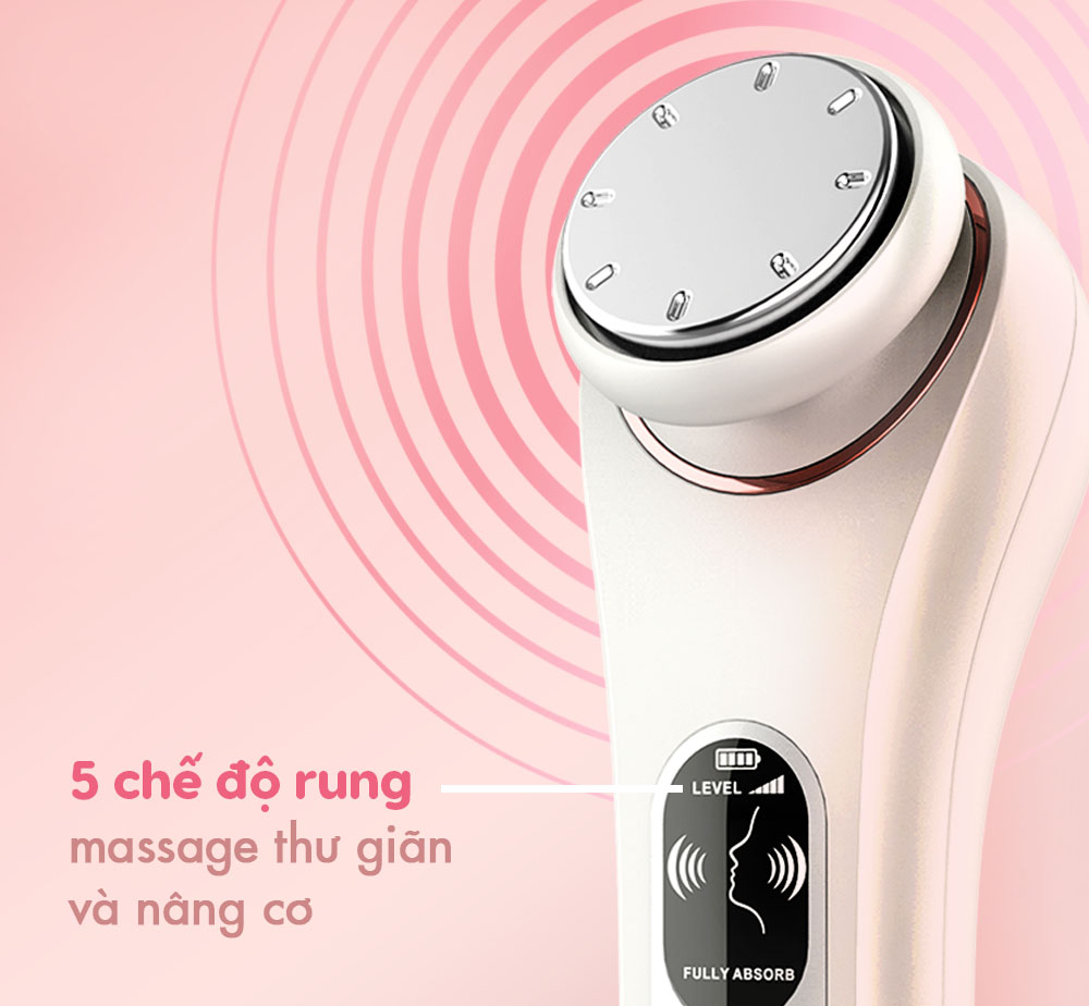 Máy đẩy tinh chất Halio Ion và Halio Ion Hot & Cool với 5 chế độ rung, giúp massage thư giãn và nâng cơ, là giải pháp hoàn hảo cho làn da bạn, ra mắt đầu 2020, làm nóng lòng tín đồ skincare.