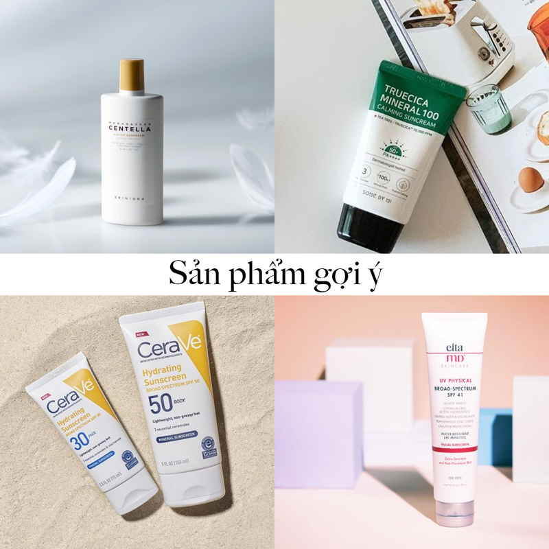 Bốn sản phẩm chăm sóc da cho mẹ bầu, bao gồm Centella, Truecica Mineral, CeraVe và Elta MD, giúp cung cấp độ ẩm và bảo vệ da an toàn trong thời kỳ mang thai. Biện pháp chăm sóc da hiệu quả giữa những thay đổi hormone.