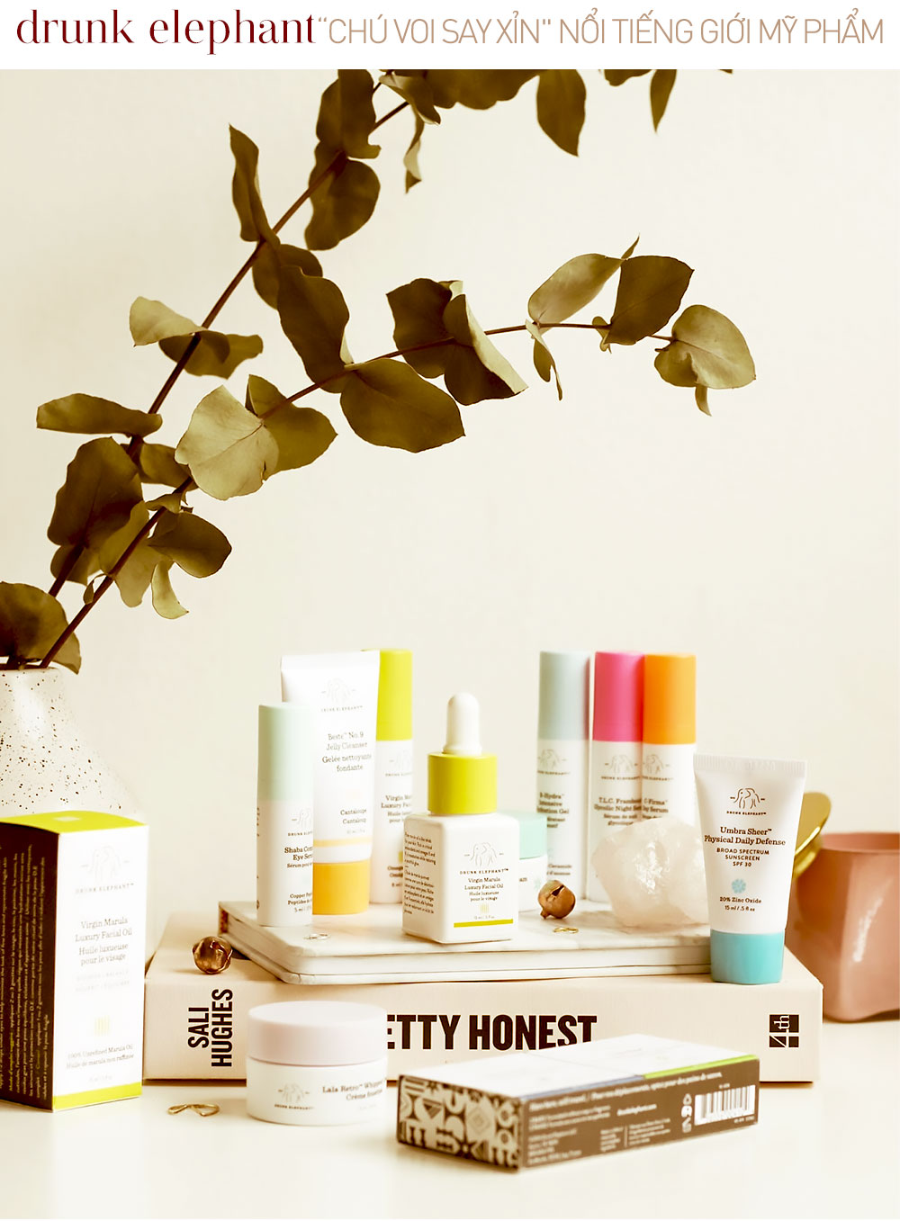 Bài viết về thương hiệu Indie trong ngành mỹ phẩm, với sản phẩm từ OKAME Skincare, Drunk Elephant và những cái tên nổi bật khác như Mad Hippie, Sunday Riley, tập trung vào chất lượng thay vì quảng bá rầm rộ.