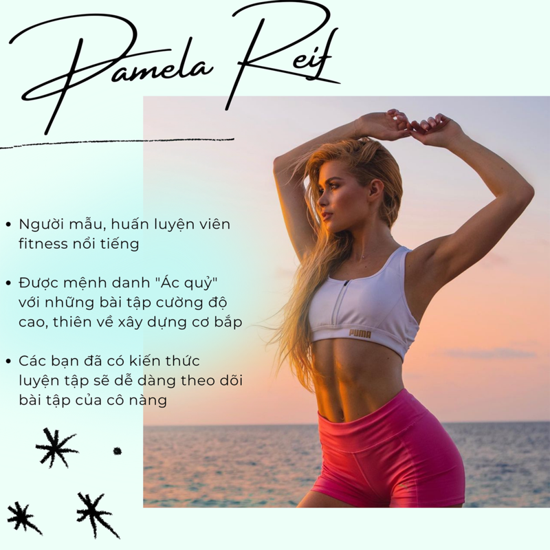 Pamela Reif, người mẫu và huấn luyện viên fitness nổi tiếng, hướng dẫn bài tập với những bài tập cường độ cao, giúp bạn xây dựng cơ bắp hiệu quả. Theo dõi để có thân hình đẹp ngay tại nhà!