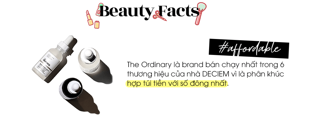 Sao Lonsdale - CEO Lixibox và những bí mật về ngành mỹ phẩm. Bài viết đề cập đến The Ordinary, thương hiệu nổi bật của DECIEM với sản phẩm hợp túi tiền và độ phổ biến trong thị trường làm đẹp.