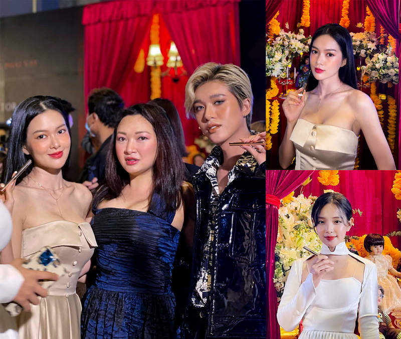 Dàn diễn viên quyến rũ trong buổi ra mắt phim "Thiên Thần Hộ Mệnh" với sự đồng hành của Lixibox. Hình ảnh nổi bật về vẻ đẹp tự nhiên và trang điểm ấn tượng với son Lustre và các sản phẩm make up khác.