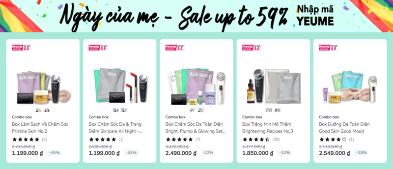 Khám phá chương trình khuyến mãi GWP tại Lixibox với hàng loạt deal hấp dẫn cho tháng 5. Nhận quà hấp dẫn lên đến 2,089k, cùng nhiều ưu đãi miễn phí vận chuyển. Đừng bỏ lỡ cơ hội mua sắm tuyệt vời từ GWP Vietnam!