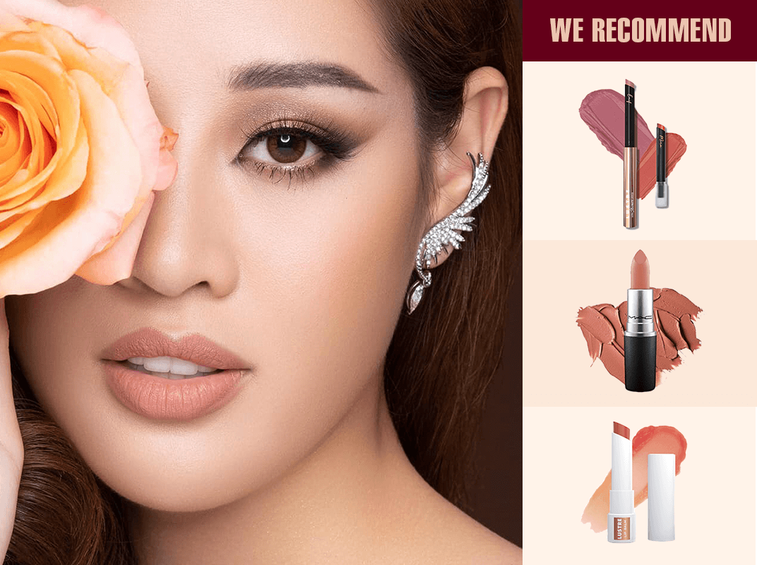 Khánh Vân, Hoa hậu Việt Nam, với phong cách trang điểm tinh tế, nổi bật cùng son môi lustre lipstick, giới thiệu 3 mẹo đơn giản để tỏa sáng như Top 21 Miss Universe 2020, tỏa ra vẻ quyến rũ trước cuộc thi tại Mexico.