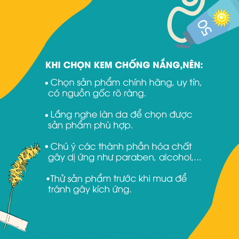 Chọn kem chống nắng Hàn chuẩn không cần chỉnh: Nên chọn sản phẩm chính hãng, uy tín, lắng nghe làn da, chú ý thành phần hóa chất và thử sản phẩm trước khi mua để tránh kích ứng. GWP Vietnam, Lixibox Skincare.