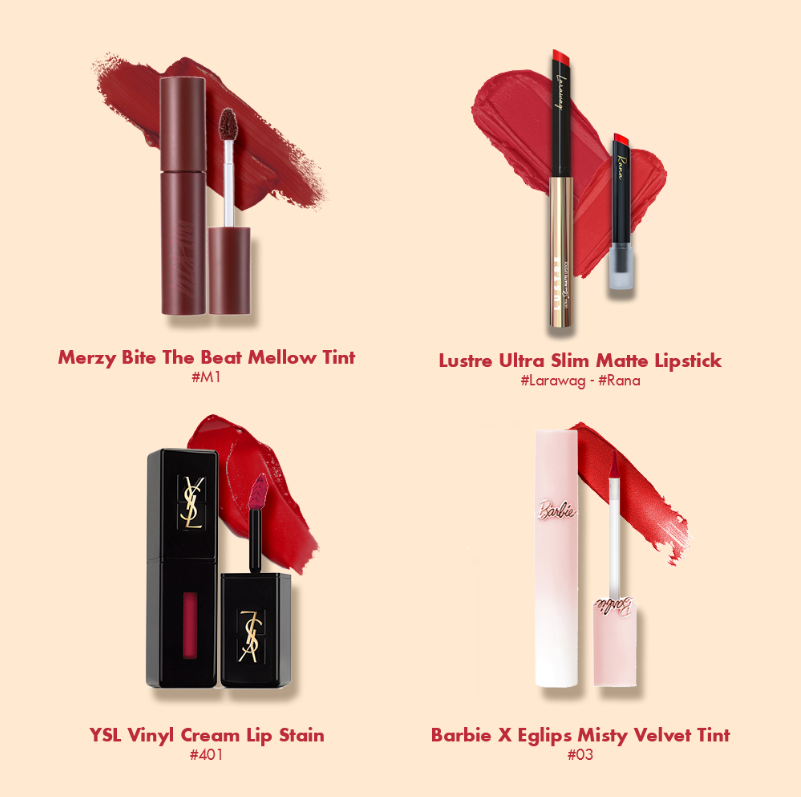 Bài viết giới thiệu một số loại son môi nổi bật như Merzy Bite The Beat Mellow Tint, Lustre Ultra Slim Matte Lipstick, YSL Vinyl Cream Lip Stain và Barbie X Eglips Misty Velvet Tint, giúp bạn có đôi môi đỏ gợi cảm như HyunA, cùng trải nghiệm và đánh giá son M.A.C.
