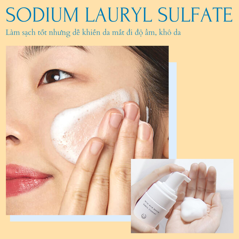 Da dầu cần chú ý tránh sản phẩm chứa Sodium Lauryl Sulfate, có thể khiến da khô và dễ nổi mụn. Bỏ ngay 4 thành phần này trong skincare routine để bảo vệ làn da dầu tối ưu hơn, kết hợp với OKAME Skincare và Thayers.