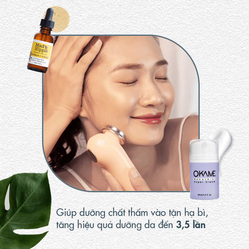 Khám phá cách dưỡng da tại nhà với máy rửa mặt Halio và các sản phẩm như Mad Hippie, Halio Sensitive, Halio Ion Hot & Cool, giúp tăng hiệu quả dưỡng da lên đến 3,5 lần ngay trong mùa dịch. Chăm sóc da như tại spa ngay tại nhà!