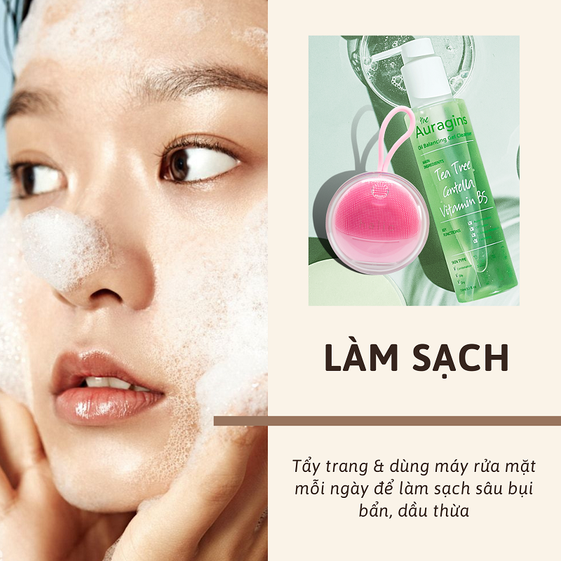 làm sạch da
