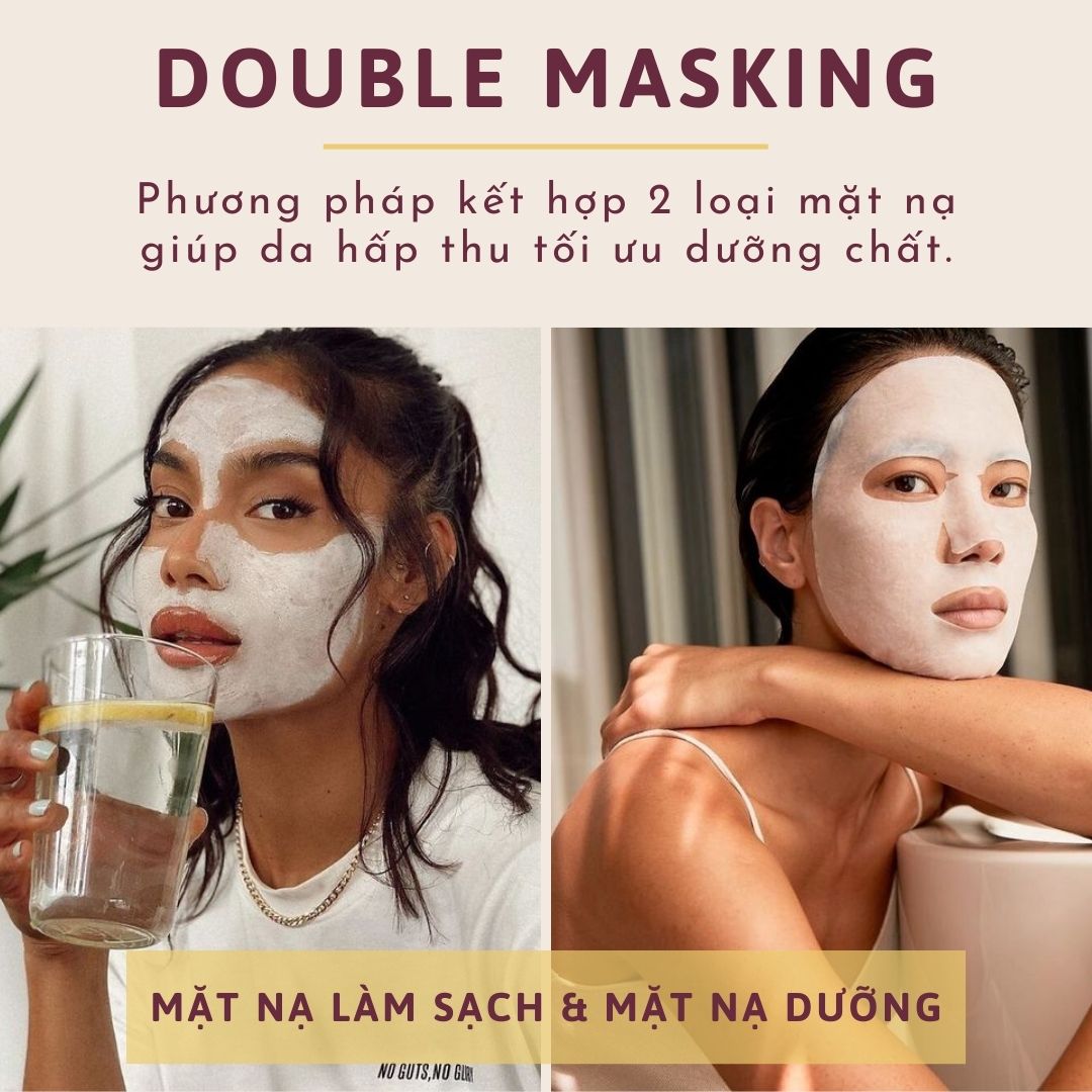 Bài viết về phương pháp đắp mặt nạ 2 lần từ Hàn Quốc, giúp tối ưu dưỡng chất cho làn da. Thừa hưởng lợi ích từ mặt nạ làm sạch và mặt nạ dưỡng da, phái đẹp cần khám phá kỹ thuật làm đẹp này.