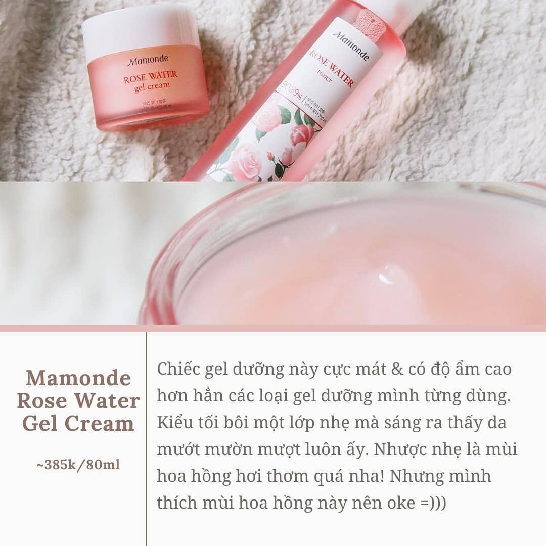 Review gel dưỡng ẩm mùa hè, chọn ngay 4 loại gel cấp ẩm nhẹ như không bôi. Gel Mamonde Rose Water với công thức mát và ẩm cho da, thích hợp cho mọi loại da. Khám phá sự nhẹ nhàng và hiệu quả của gel dưỡng ẩm thông qua bài viết.