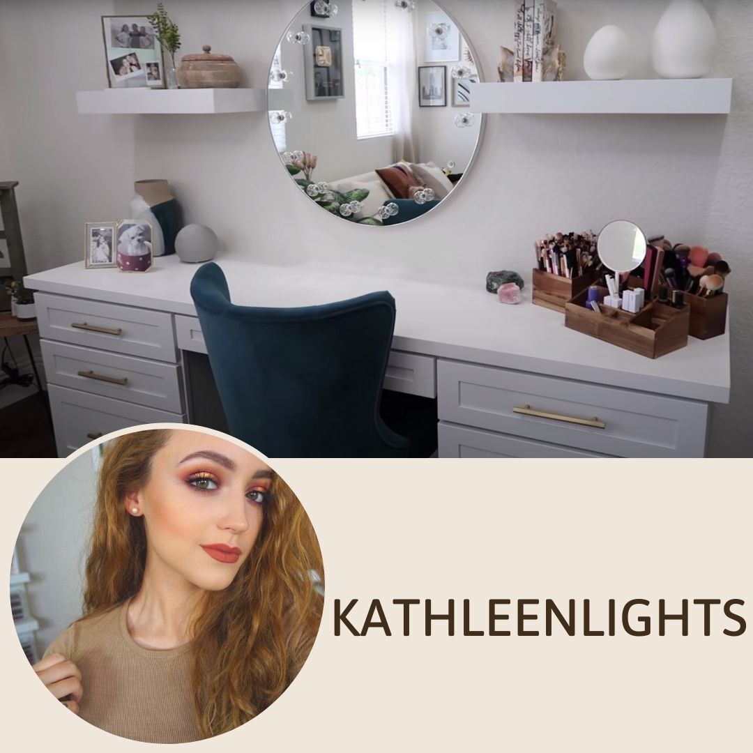 Góc làm đẹp của beauty blogger nổi tiếng, nổi bật với bàn trang điểm hiện đại và ngăn nắp. Khám phá cách mà các hot beauty blogger khoe góc làm đẹp mùa COVID, dễ học theo và sáng tạo cho không gian riêng của bạn.