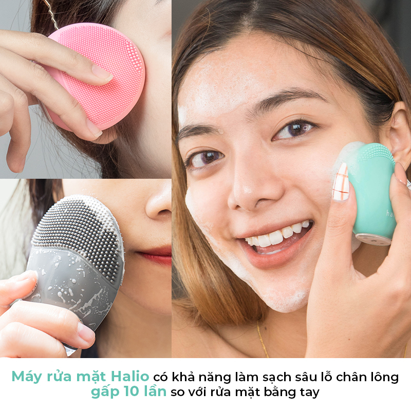 Máy rửa mặt Halio giúp làm sạch lỗ chân lông hiệu quả, cải thiện tình trạng da dầu và lỗ chân lông to. Bí quyết skincare cho làn da mịn màng, tự tin trong mùa hè.
