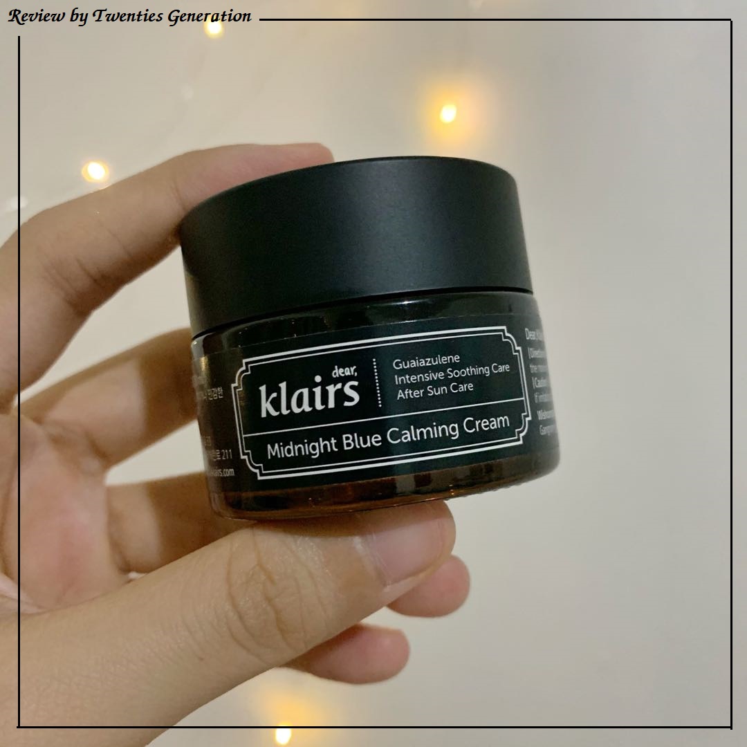 Review về kem dưỡng ẩm Dear, Klairs Midnight Blue Calming Cream, sản phẩm giúp làm dịu da bị ửng đỏ và phục hồi da, phù hợp cho người có làn da nhạy cảm. Tìm hiểu trải nghiệm sử dụng và hiệu quả của sản phẩm trong bài viết.