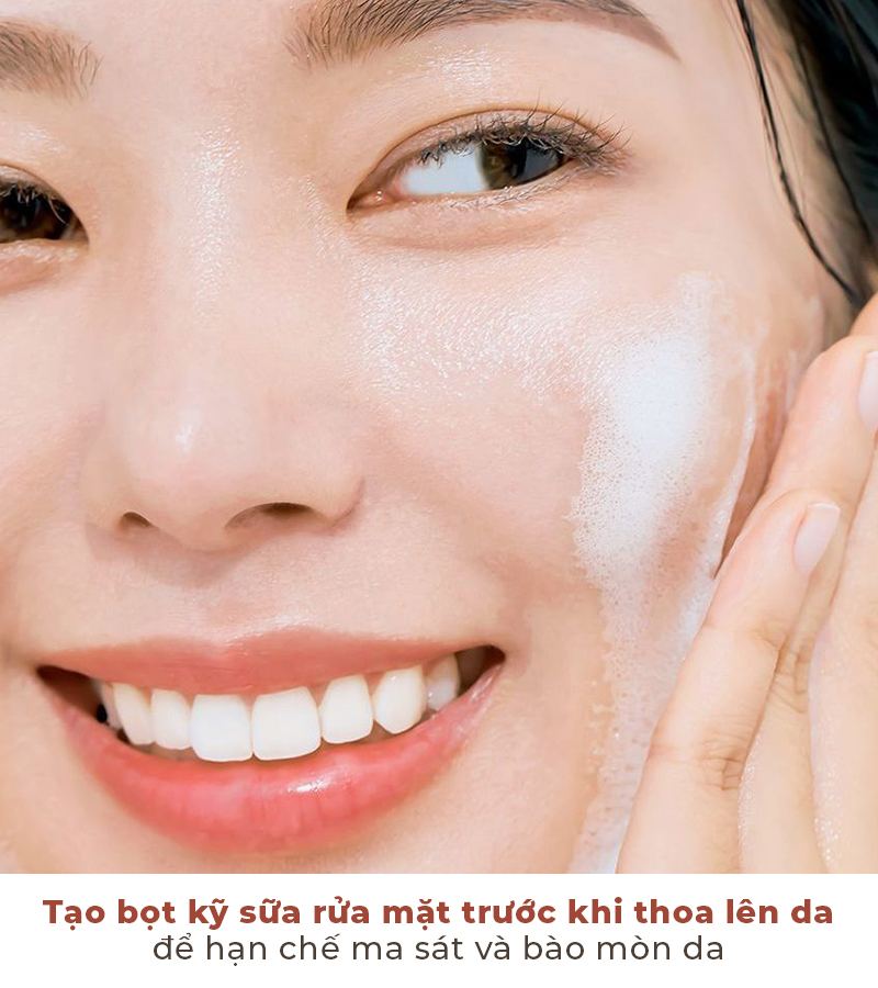 rửa mặt sai cách